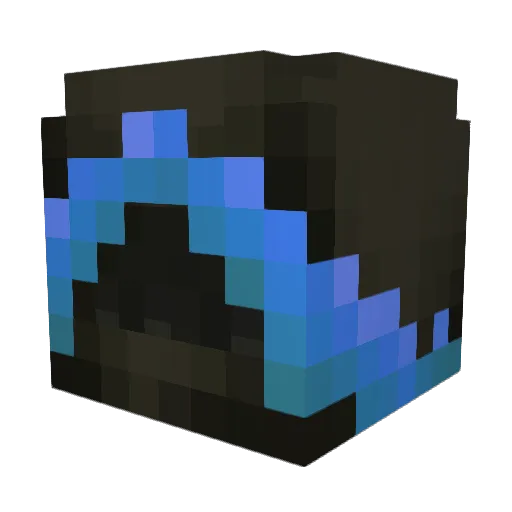 Pebant Minecraft avatar head, 3D render