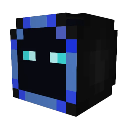 Pebbleware Minecraft avatar head, 3D render