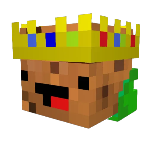 Pechenka_Cookie Minecraft avatar head, 3D render