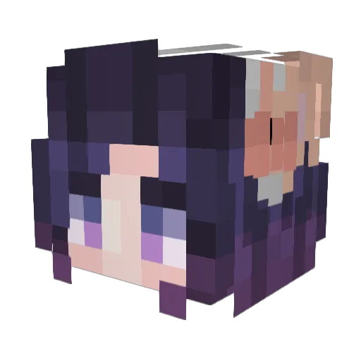 Pechenyshechka_ Minecraft avatar head, 3D render