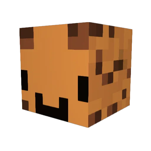 Pechyvko Minecraft avatar head, 3D render