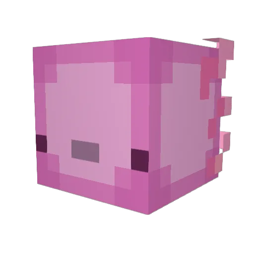 Pecia86 Minecraft avatar head, 3D render