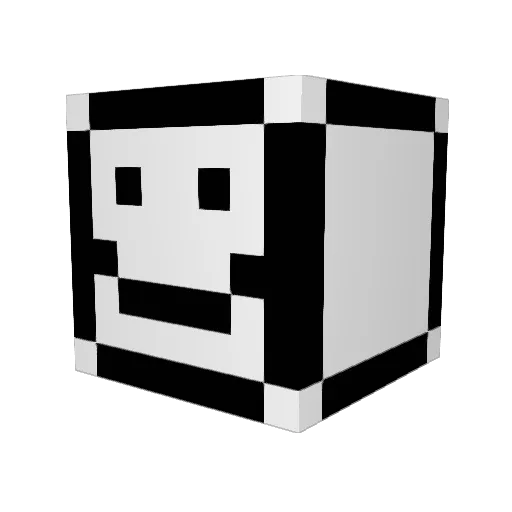 PedIsPoppin Minecraft avatar head, 3D render
