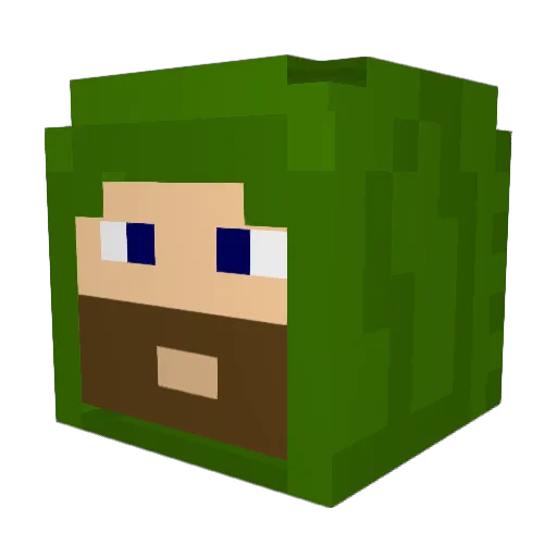 PedePeksjaPeeter Minecraft avatar head, 3D render