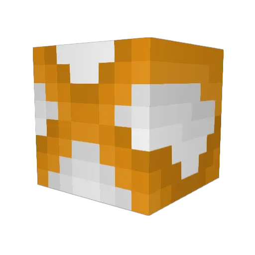Pedext Minecraft avatar head, 3D render