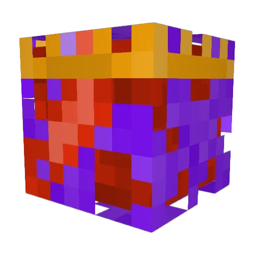 PedguhMC Minecraft avatar head, 3D render