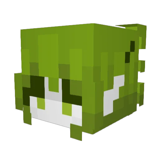 Pedmk Minecraft avatar head, 3D render