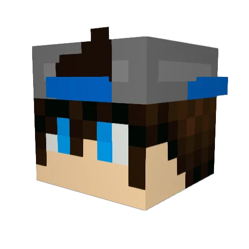 Pedr0Lucas Minecraft avatar head, 3D render