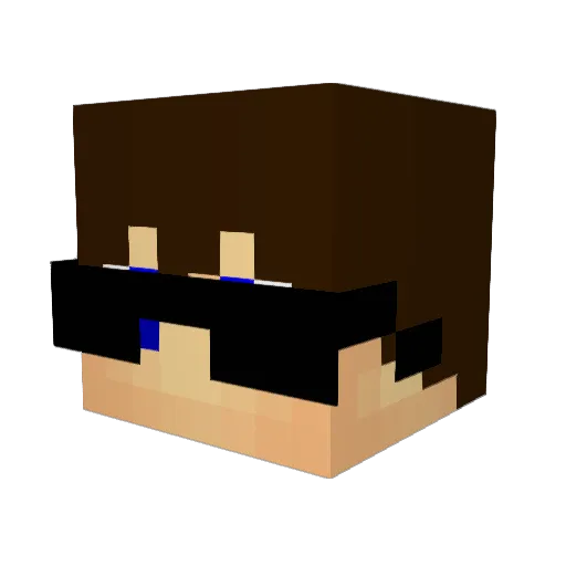 Pedr0_ez23 Minecraft avatar head, 3D render