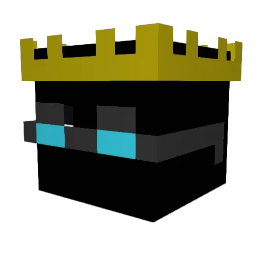 Pedr0oks Minecraft avatar head, 3D render