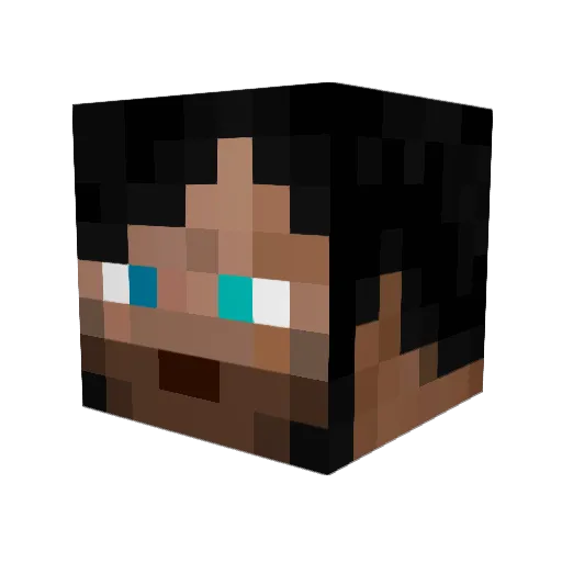 PedrinGaymer Minecraft avatar head, 3D render