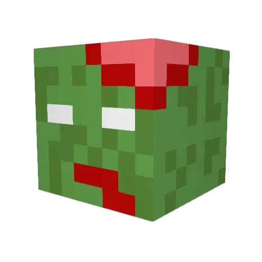 Pedrinho04 Minecraft avatar head, 3D render