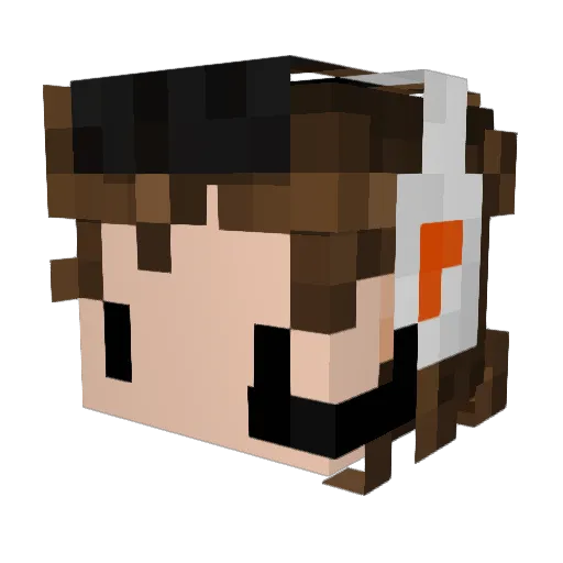 PedrinhoJava Minecraft avatar head, 3D render