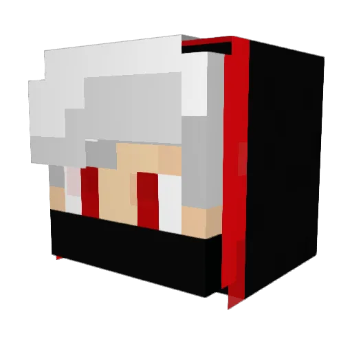 Pedrinxxxx Minecraft avatar head, 3D render