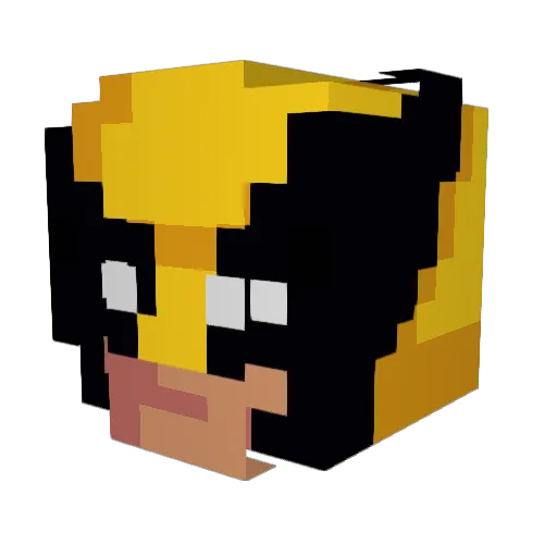 Pedro0024 Minecraft avatar head, 3D render