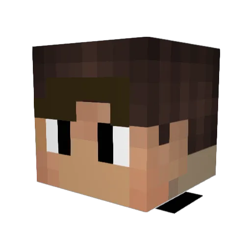Pedro09301217 Minecraft avatar head, 3D render