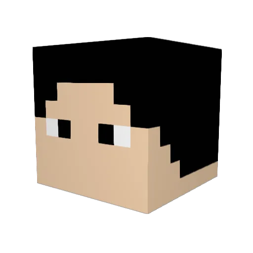 Pedro35803 Minecraft avatar head, 3D render