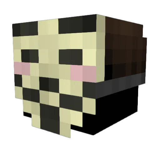 Pedro950spy Minecraft avatar head, 3D render