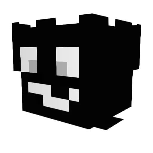 PedroBare Minecraft avatar head, 3D render