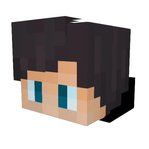 PedroDelaVedro Minecraft avatar head, 3D render