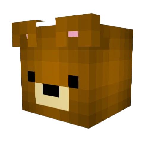 PedroElTaco Minecraft avatar head, 3D render