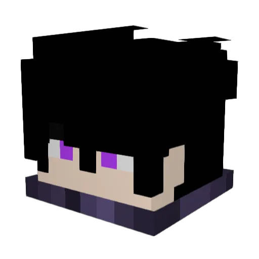 PedroFeeling Minecraft avatar head, 3D render