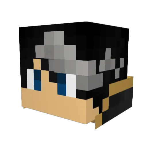 PedroGMZ1 Minecraft avatar head, 3D render