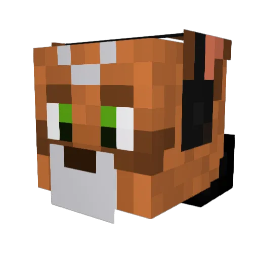 PedroHPH Minecraft avatar head, 3D render