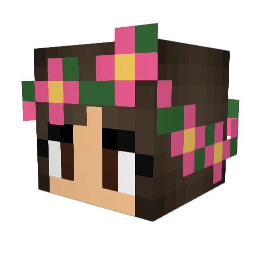 PedroHTC Minecraft avatar head, 3D render