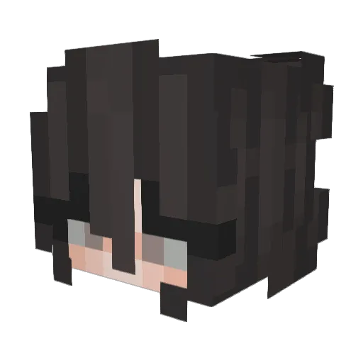 PedroLikesMen Minecraft avatar head, 3D render