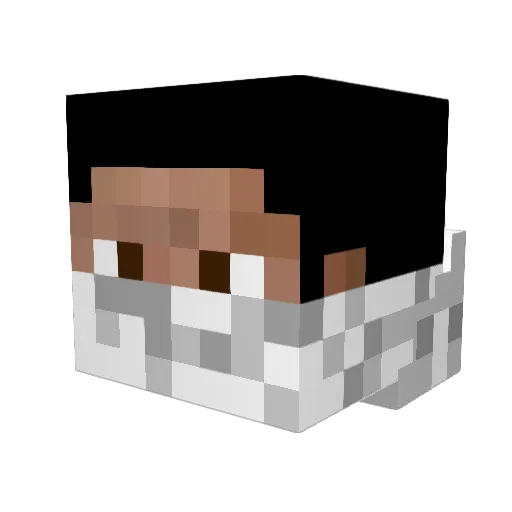 Pedro_054 Minecraft avatar head, 3D render