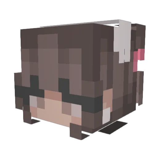 Pedro_Callegaro Minecraft avatar head, 3D render