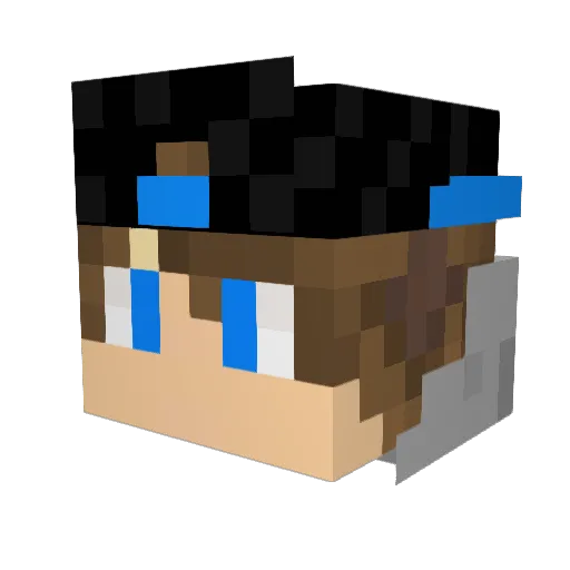 Pedro_Craft19 Minecraft avatar head, 3D render
