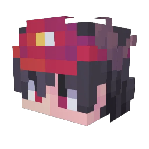 Pedro_Lindo Minecraft avatar head, 3D render