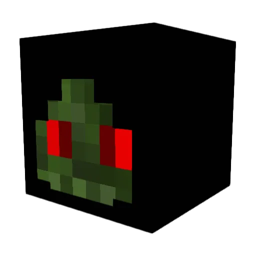 Pedrodon Minecraft avatar head, 3D render