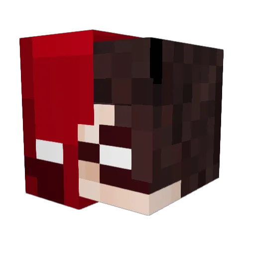 Pedrojose1 Minecraft avatar head, 3D render