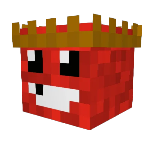 PedrokU Minecraft avatar head, 3D render