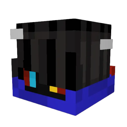 Pedrooskah Minecraft avatar head, 3D render