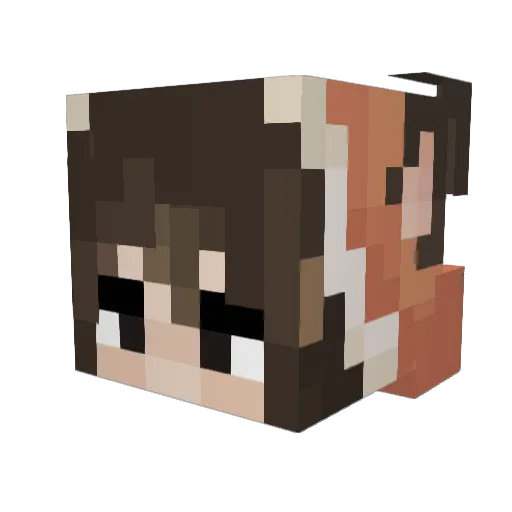 Pedrosito_18 Minecraft avatar head, 3D render