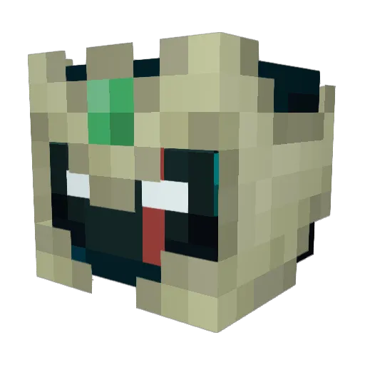 PedrosoMC Minecraft avatar head, 3D render