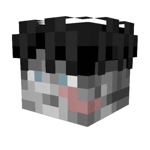 Pedrozin29 Minecraft avatar head, 3D render