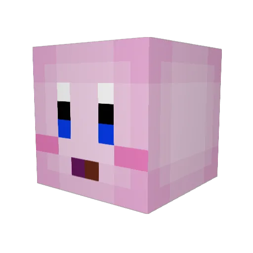 PeeInYourMouth Minecraft avatar head, 3D render