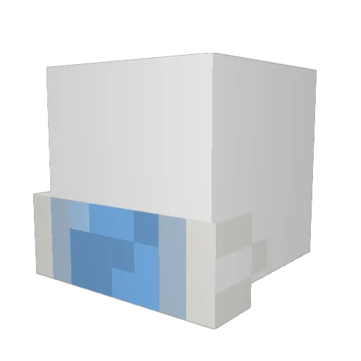 Pee_Bee1 Minecraft avatar head, 3D render