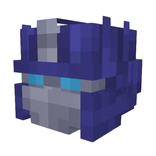 PeedyReedy Minecraft avatar head, 3D render