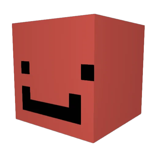Peenpo_ Minecraft avatar head, 3D render