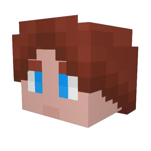 Peenuts_butter Minecraft avatar head, 3D render