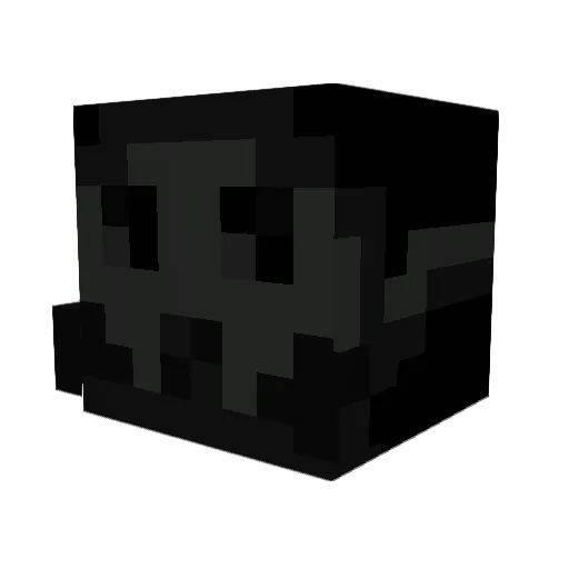 Peer Minecraft avatar head, 3D render