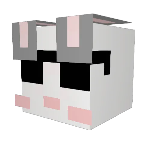 Peett25 Minecraft avatar head, 3D render