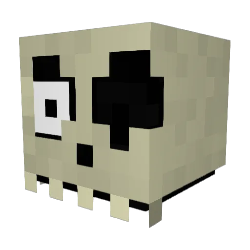 PeetuPrkl Minecraft avatar head, 3D render
