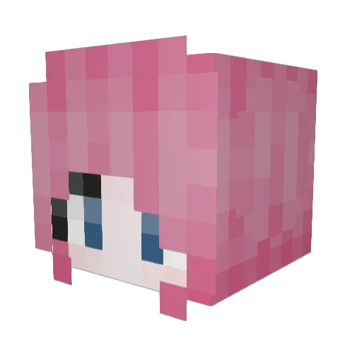 Pegasushyper Minecraft avatar head, 3D render